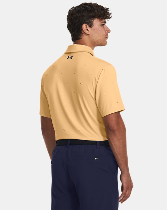 Men's UA Playoff 3.0 Printed Polo in Yellow image number 1
